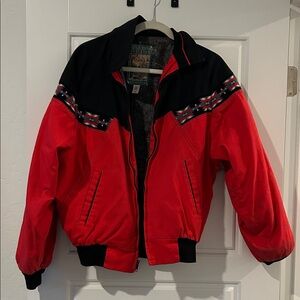 Canyon Guide Red and Black Women's Jacket